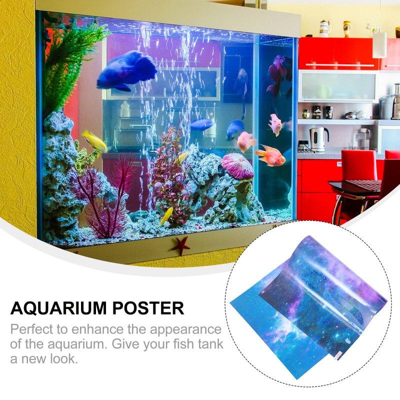 Наклейки на аквариум 3d
