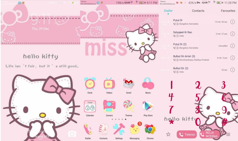 Hello Kitty Theme WHATSAPP