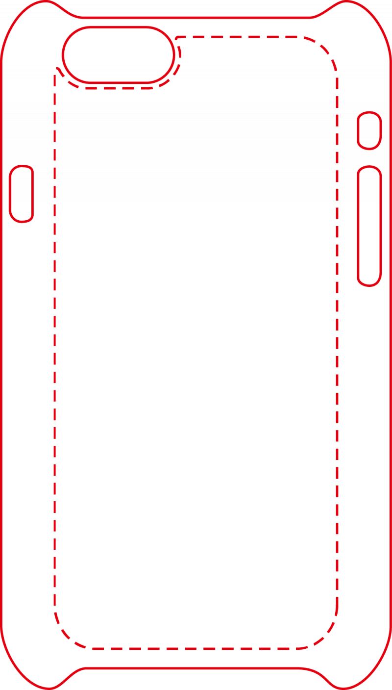 Iphone 7 Plus прозрачный чехол
