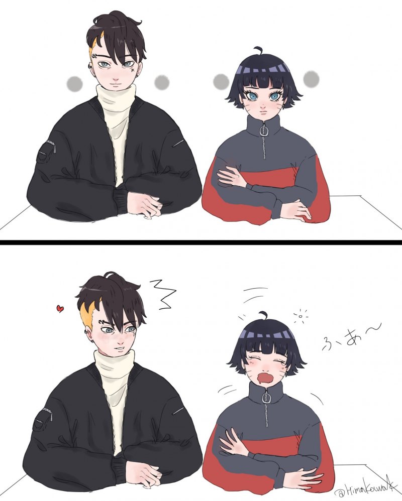 Химавари и Каваки любовь 18