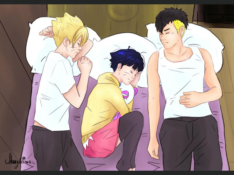 Химавари Узумаки и Каваки