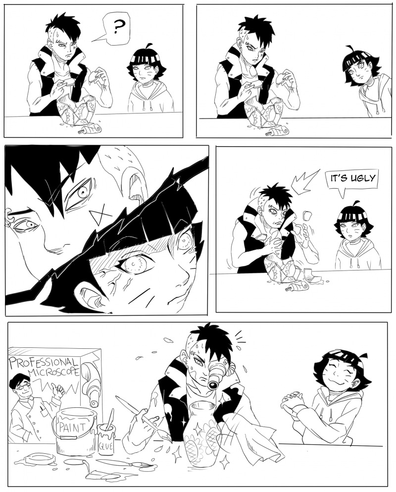 Химавари Узумаки и Каваки