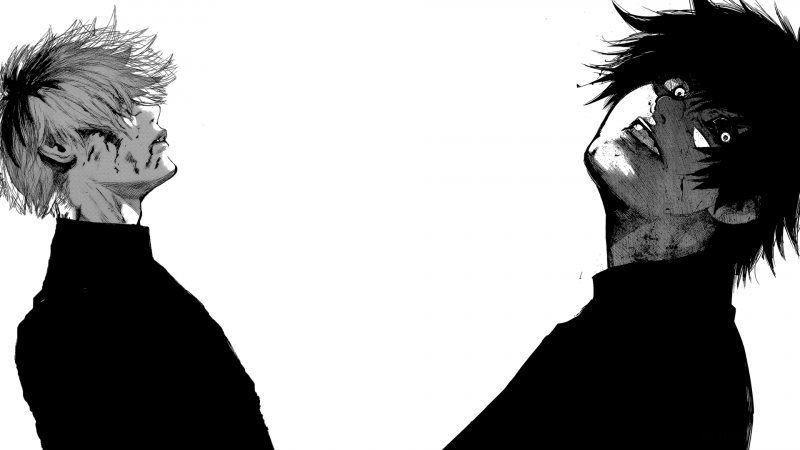 Токийский гуль в сером цвете