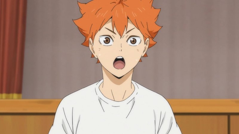 Удивлённый Хината шоё