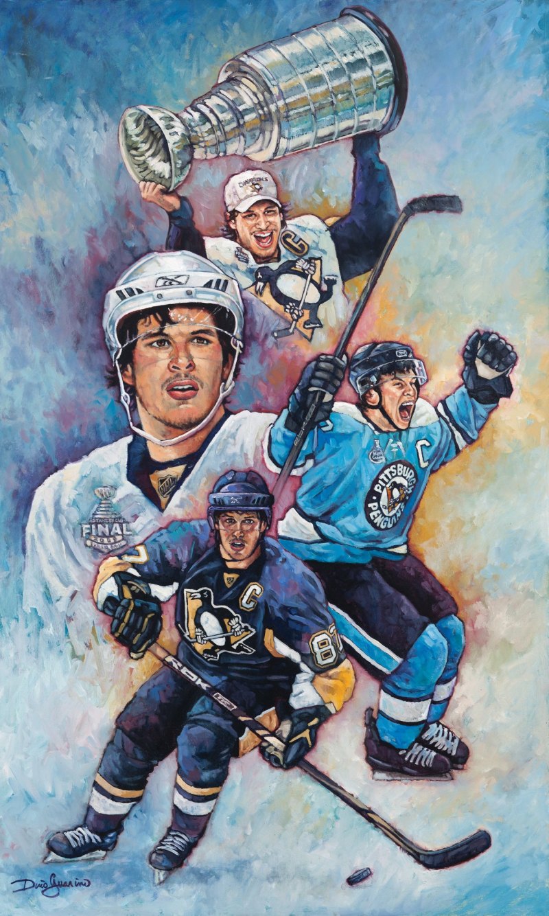 Crosby хоккеист арт