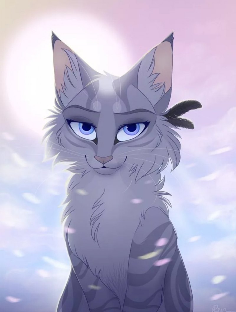 Коты Воители Бич милый арт