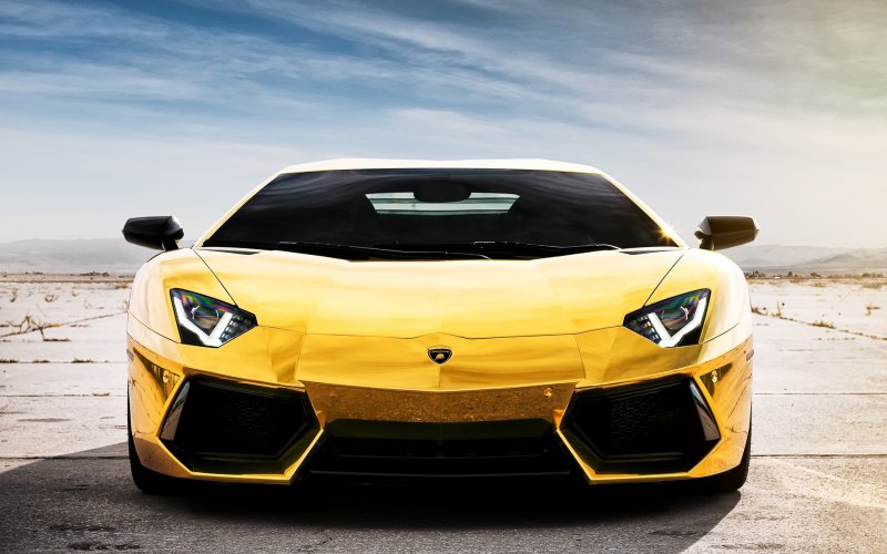 Lamborghini Aventador lp700-4 Yellow