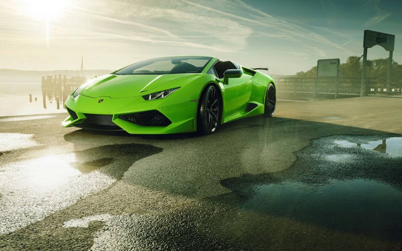 Ламборджини авентадор lp700 -4 зеленая