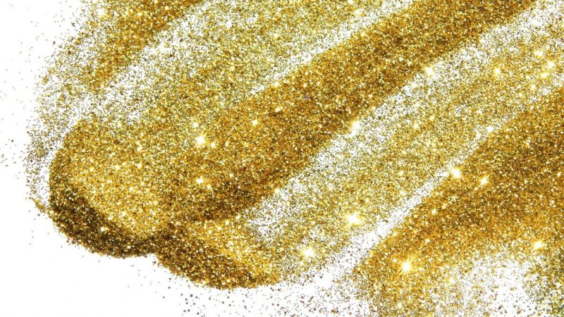 Лак на белом фоне золотые блестки