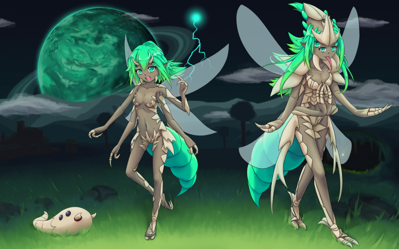 Terraria Королева слизней хуманизация