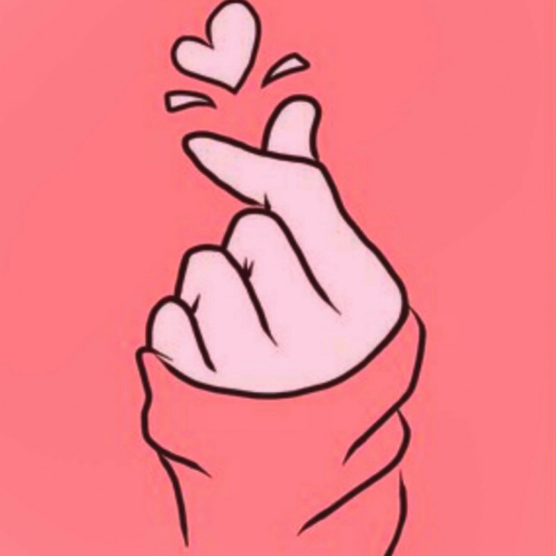 Сердечко из пальцев