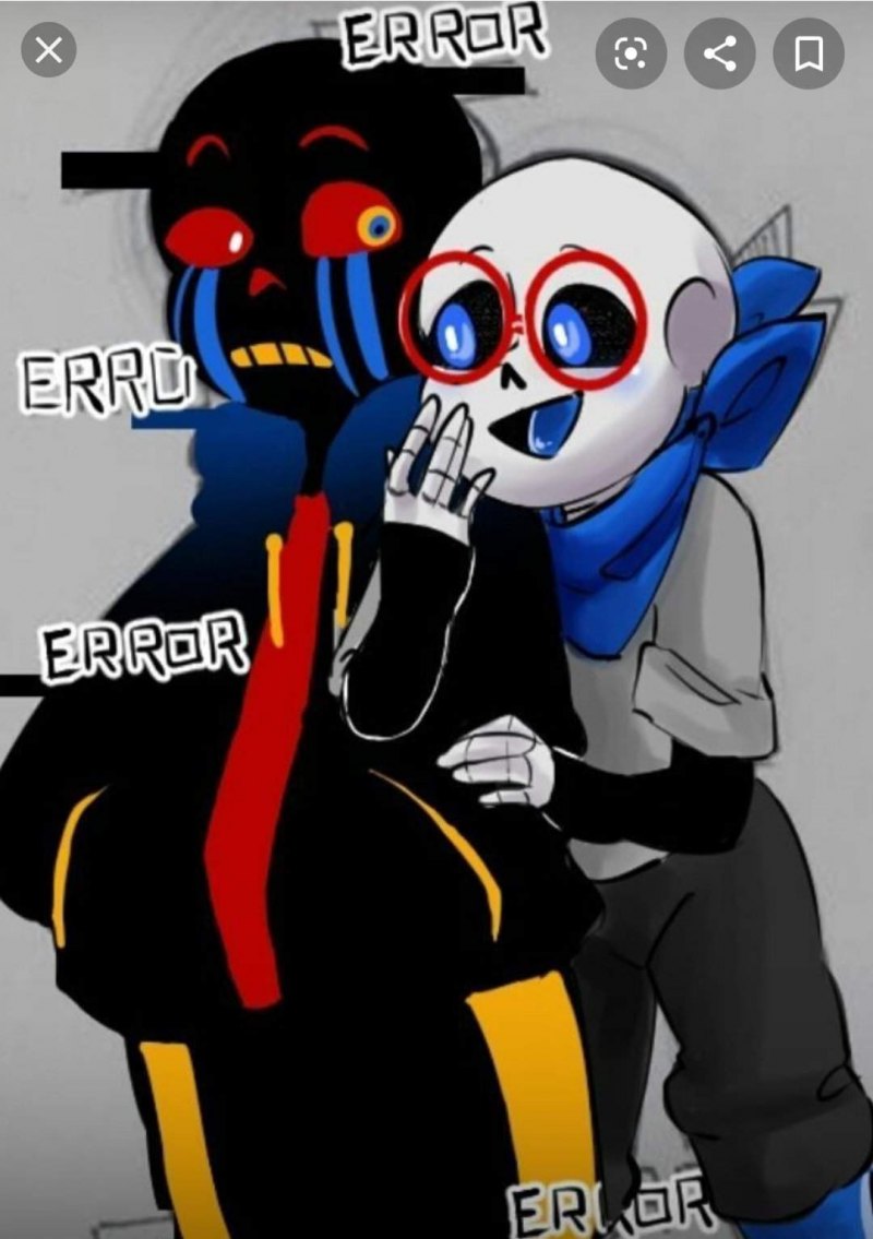 Эррор Санс x Блуберри +18