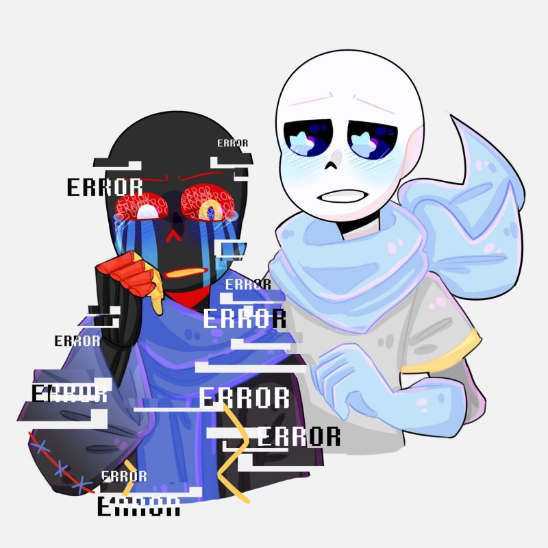 Эррор Санс x Блуберри +18