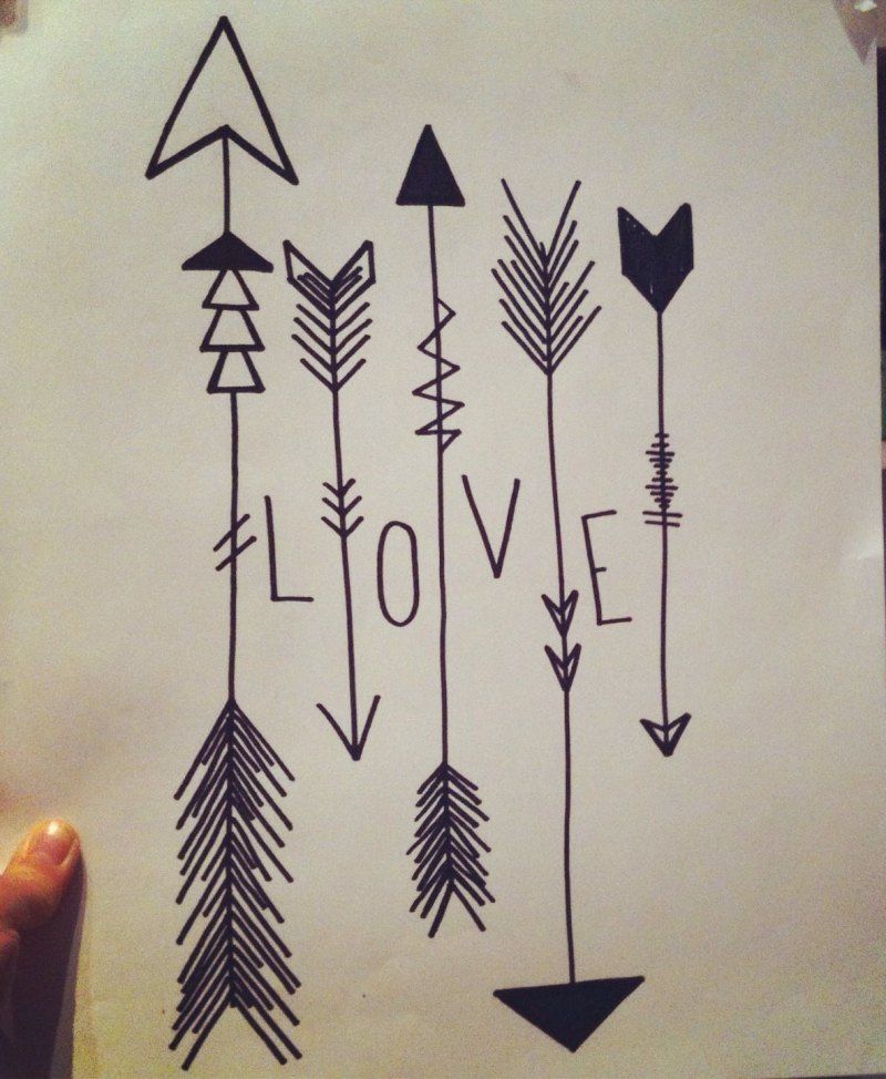 Рисунки в круге для скетчбука