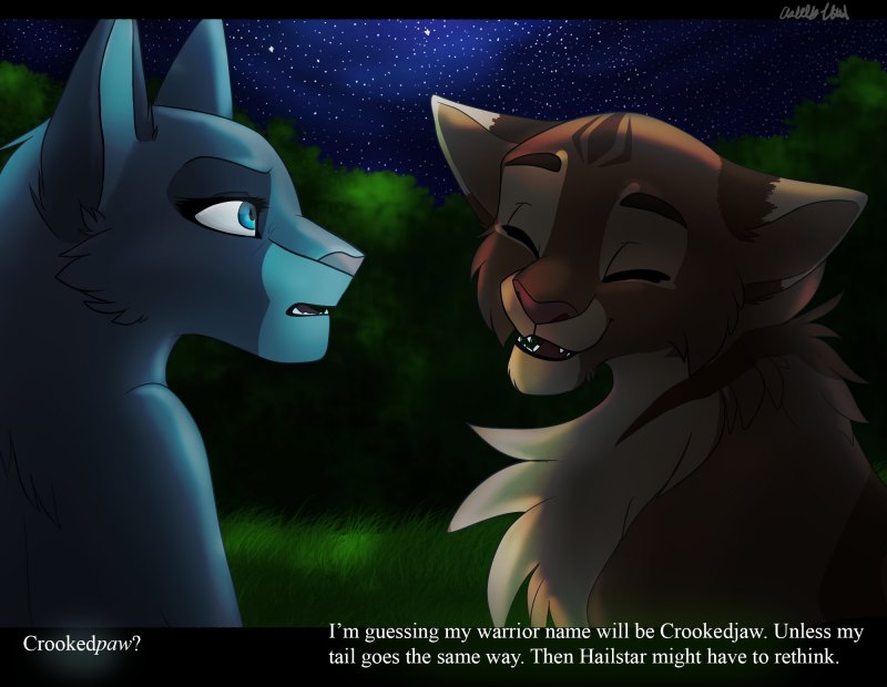 Коты Воители синяя звезда и мошка