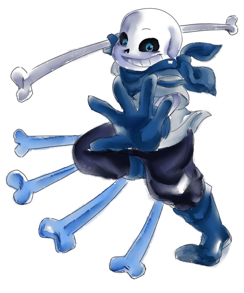 Андертейл Блуберри Санс