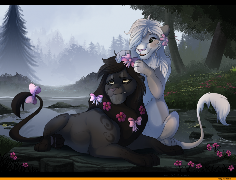 Фурри девушки кошки