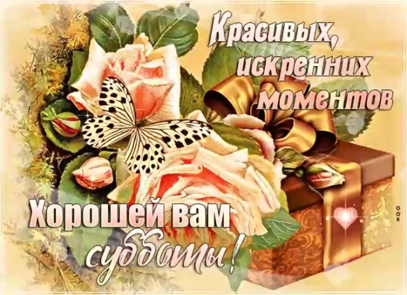 Доброй субботы и хороших выходных