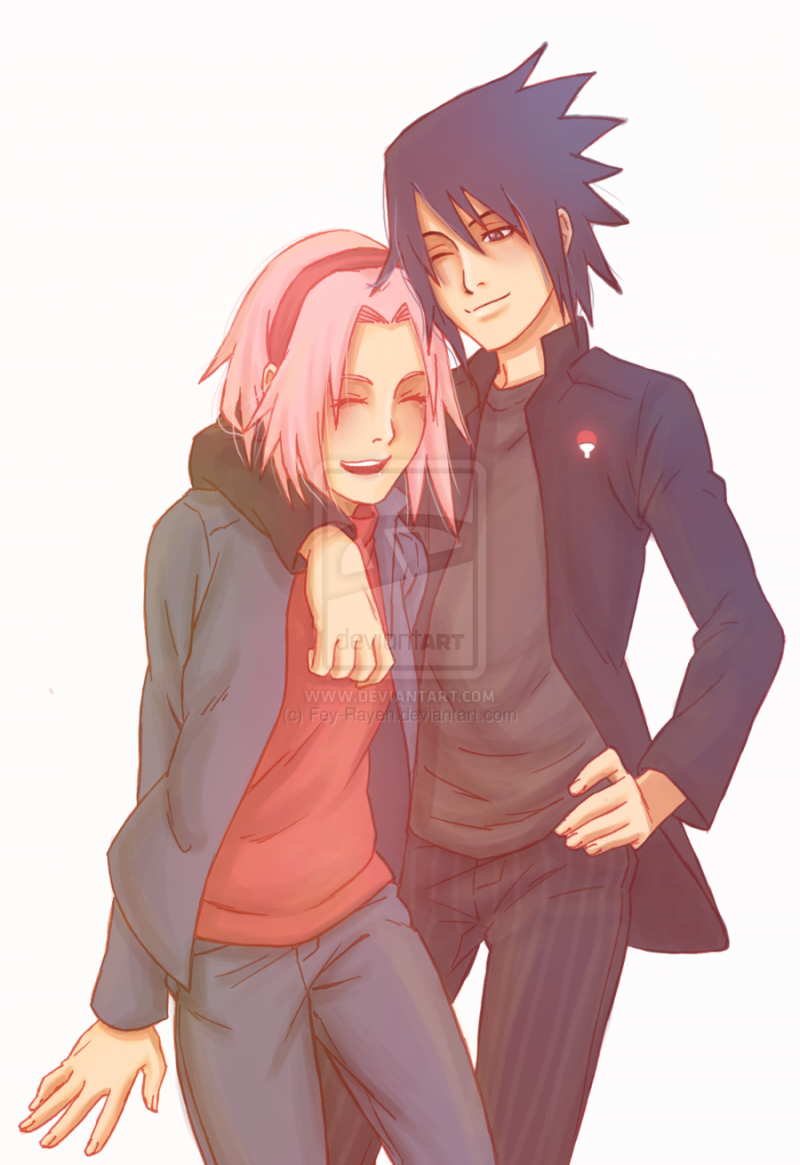 Саске и Сакура взрослые