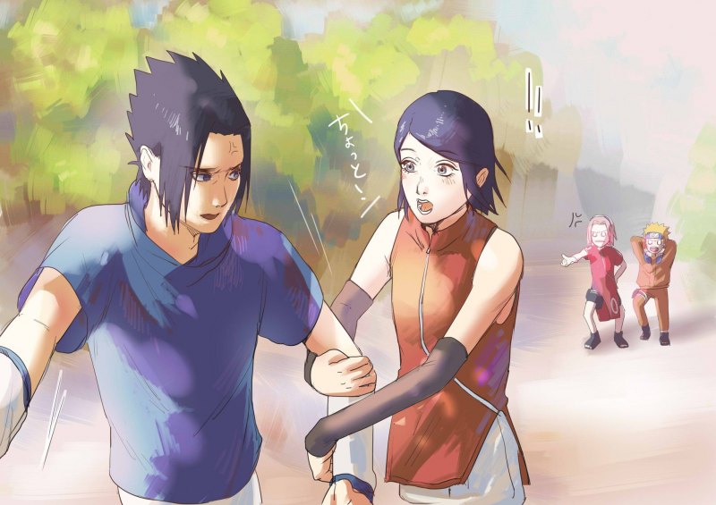 Стикеры SASUSAKU на телеграм