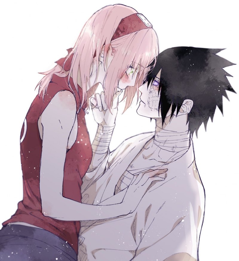 Сакура Харуно и Саске Учиха