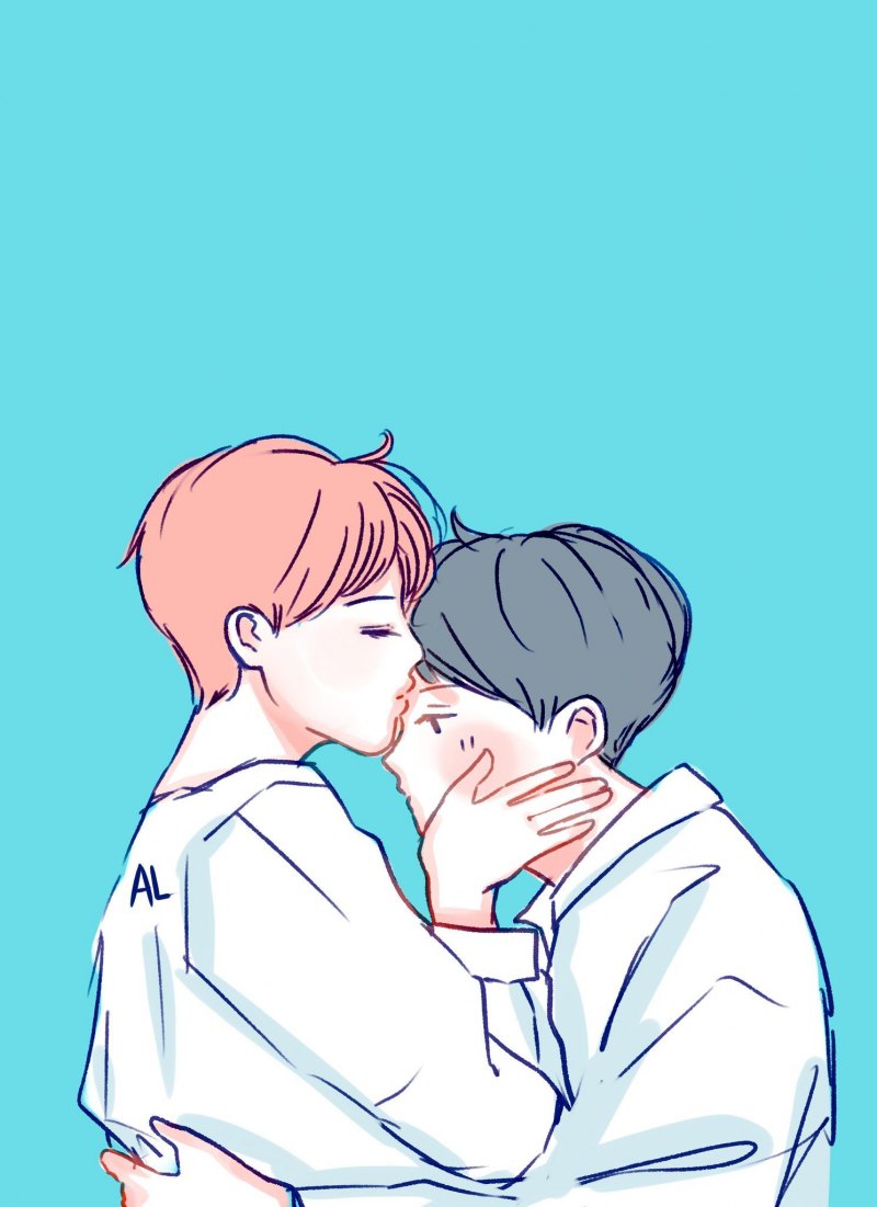 BTS юнмины поцелуй