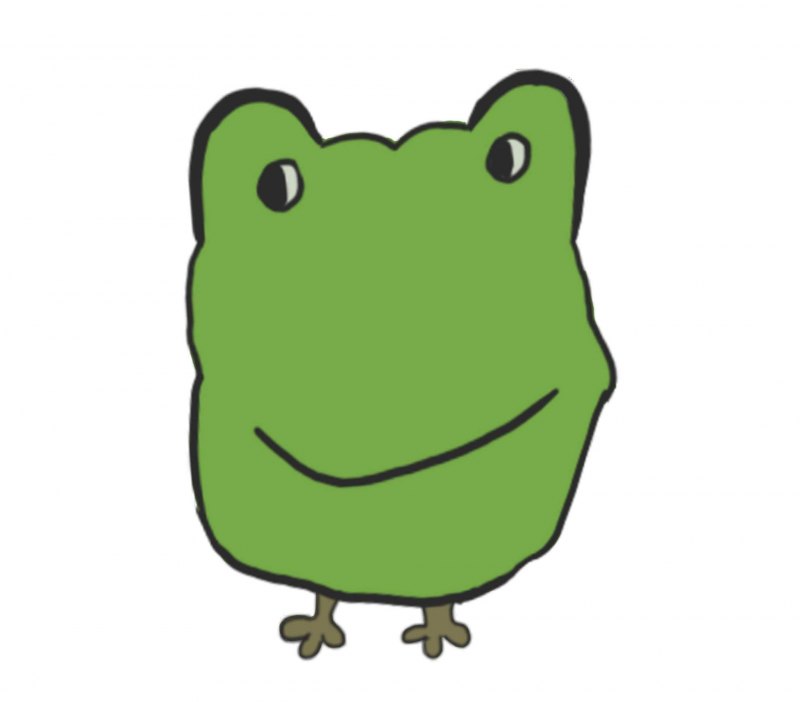 Жаба с большими глазами