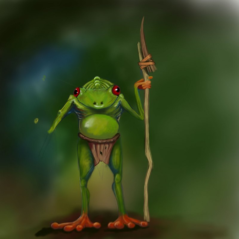 Лягушка воин