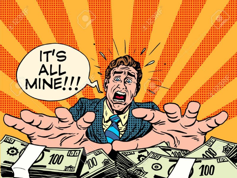 Девушка с деньгами арт