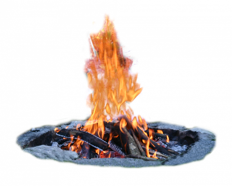 Трафарет для детей дрова для костра