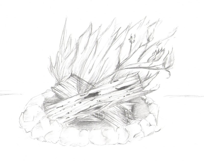 Графическое изображение костра