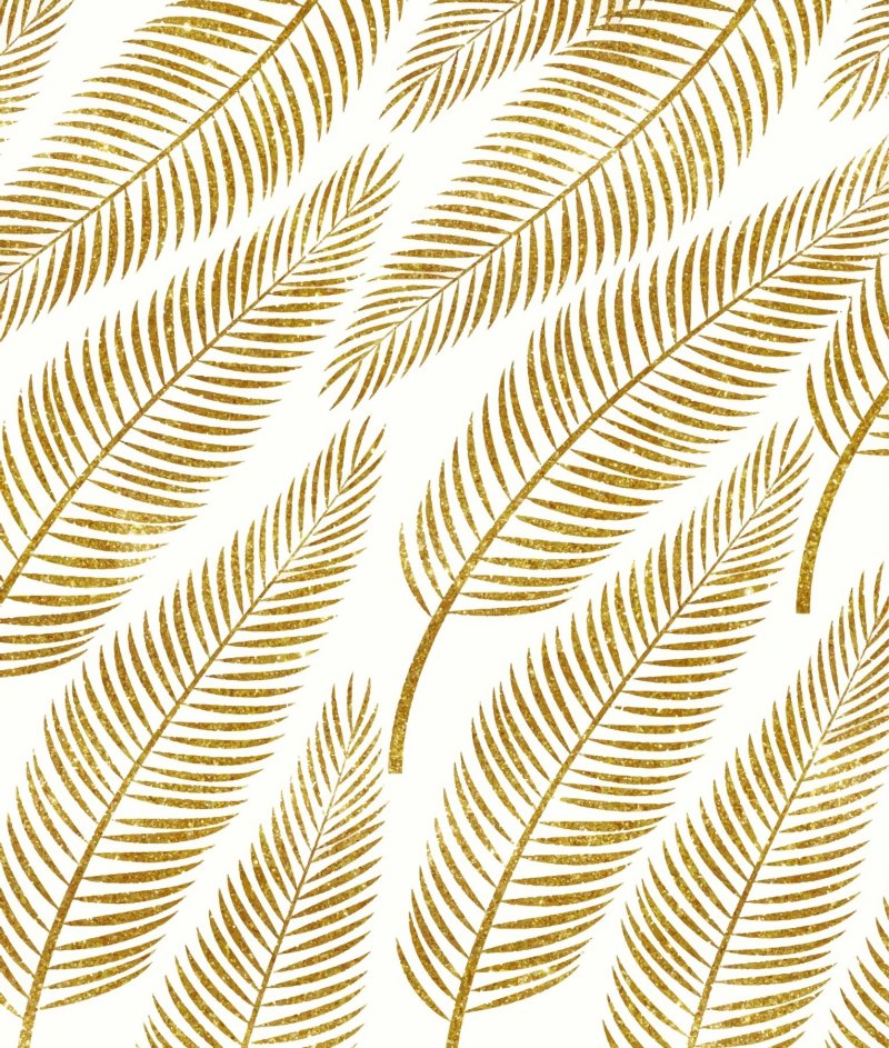 Паттерн золото листочки