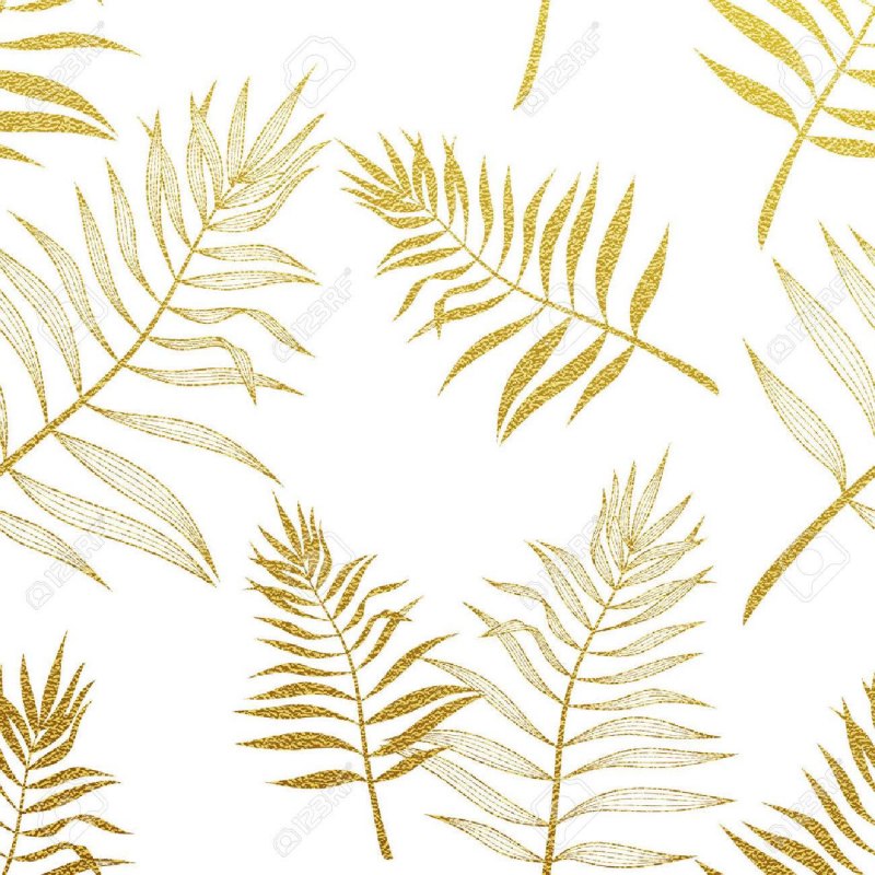 Золотые листья вектор