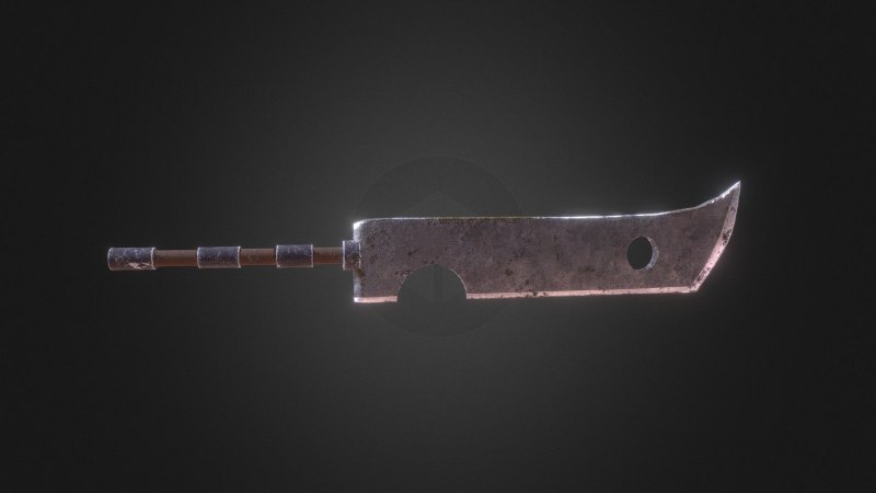 Zabuza Sword 3d model
