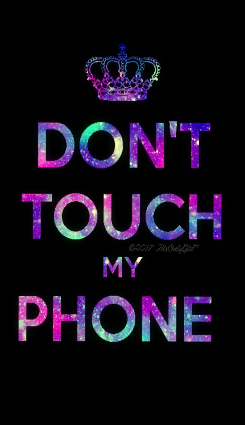 Обои на телефон не трогай мой телефон