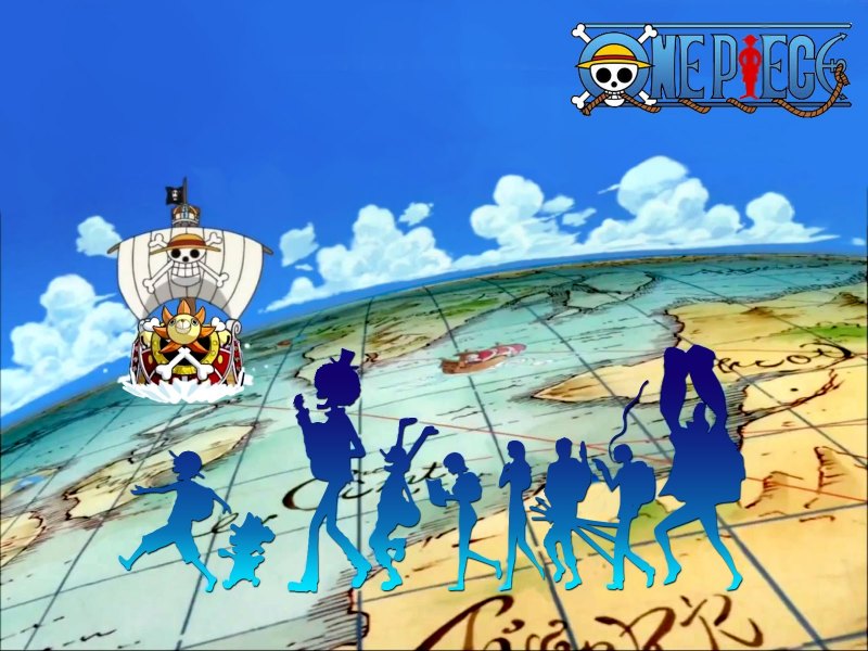 Карта мира one piece