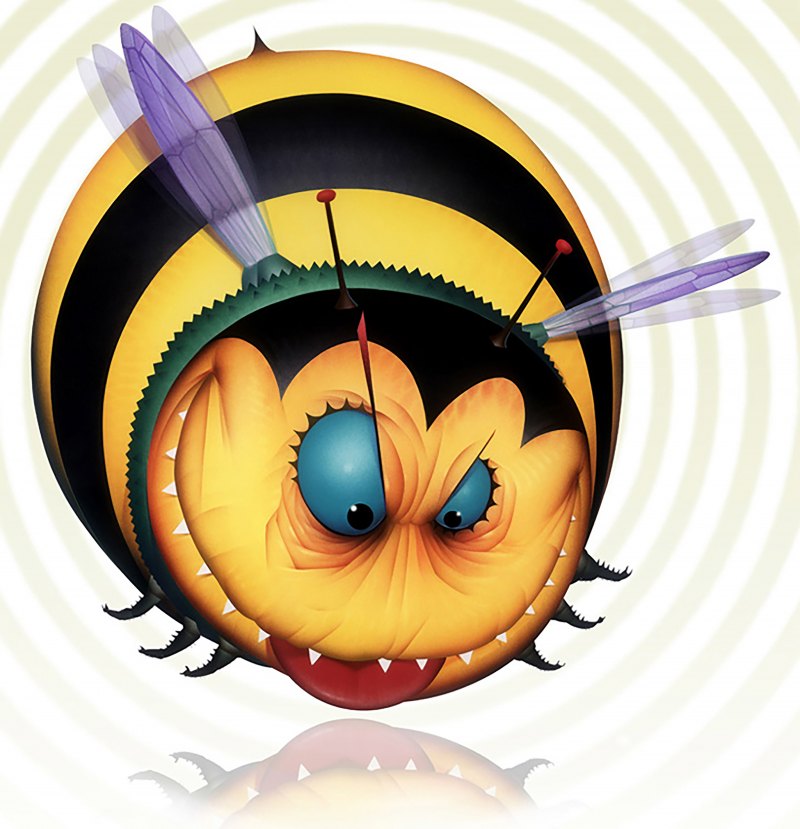 Пчёлка смайлик айфон