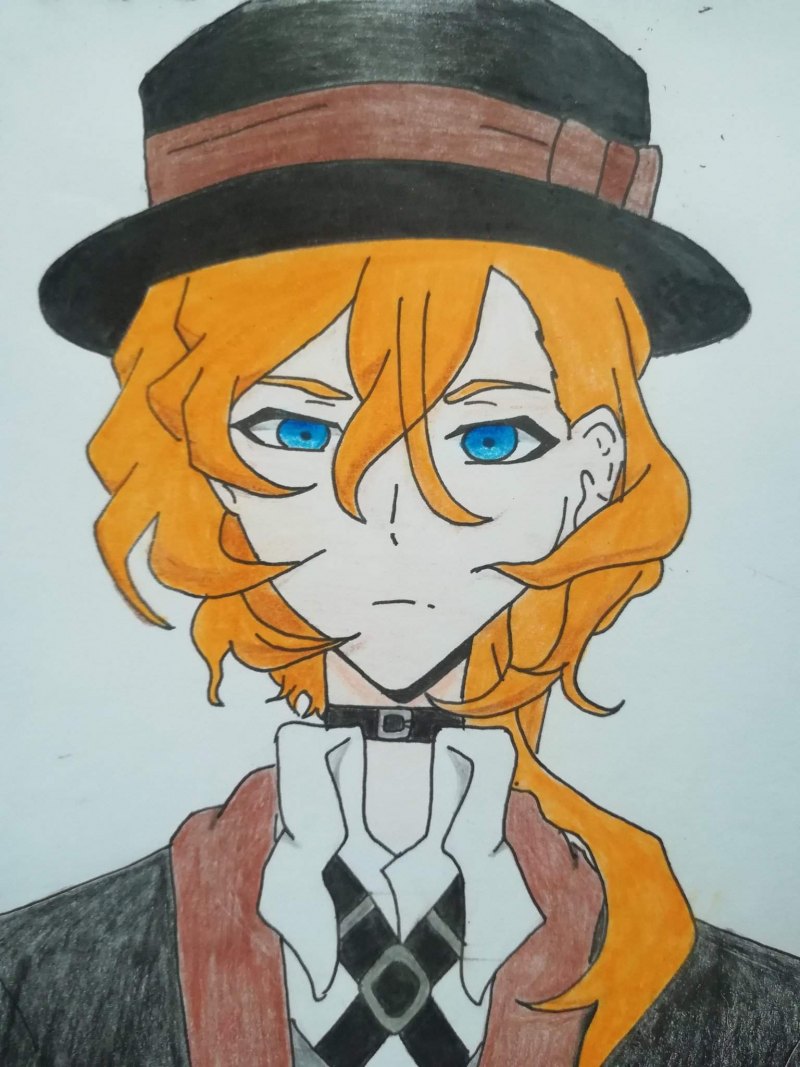 Чуя Накахара скетч