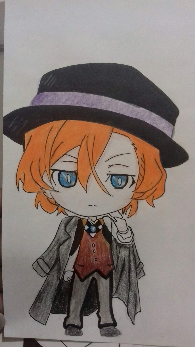 Чуя Накахара набросок