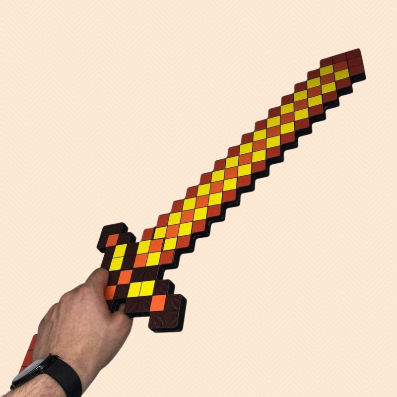 Огненный меч из МАЙНКРАФТА