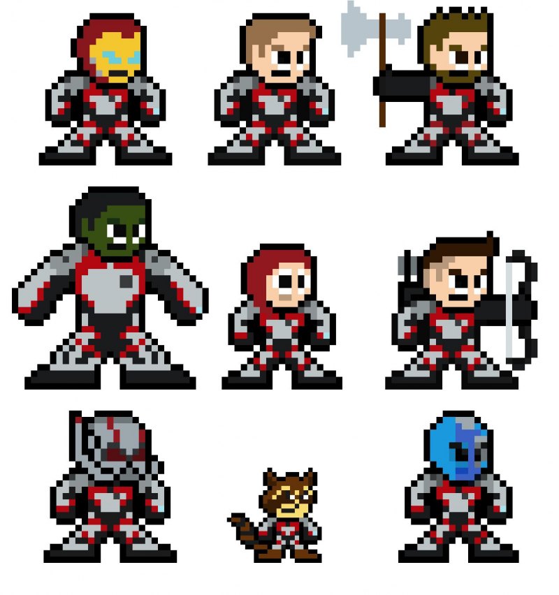 Марвел пиксель