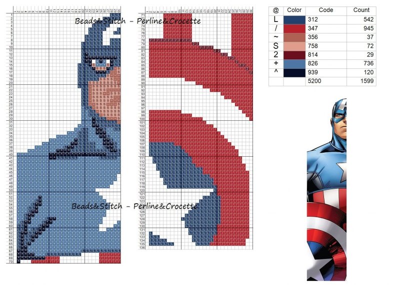 Мстители вышивка крестом схемы