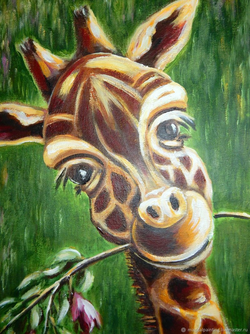 Жирафы в живописи