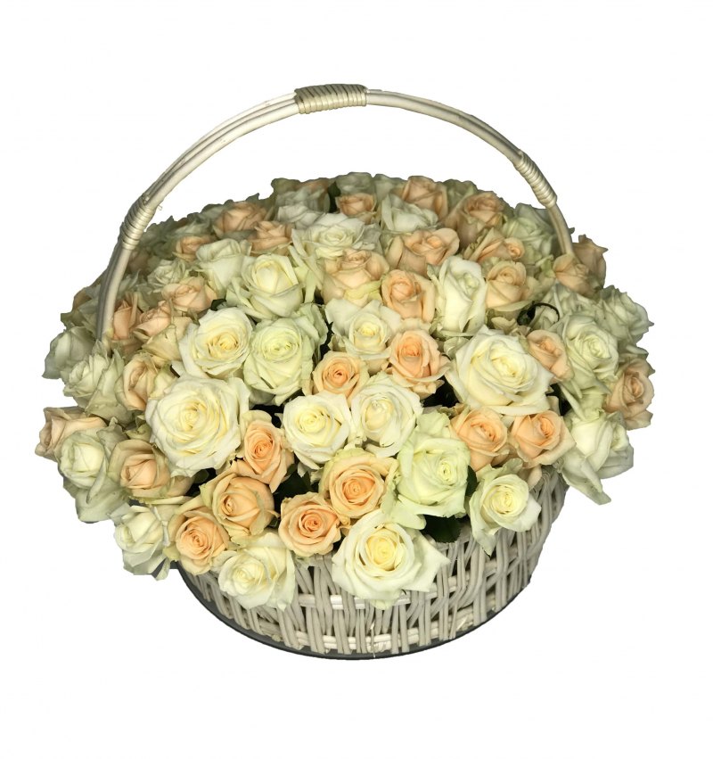 Корзина роз
