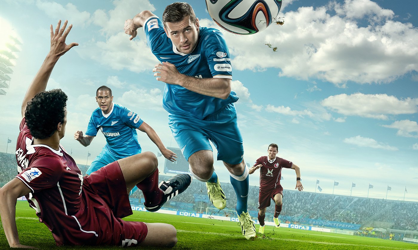 Рекламные постеры футбола