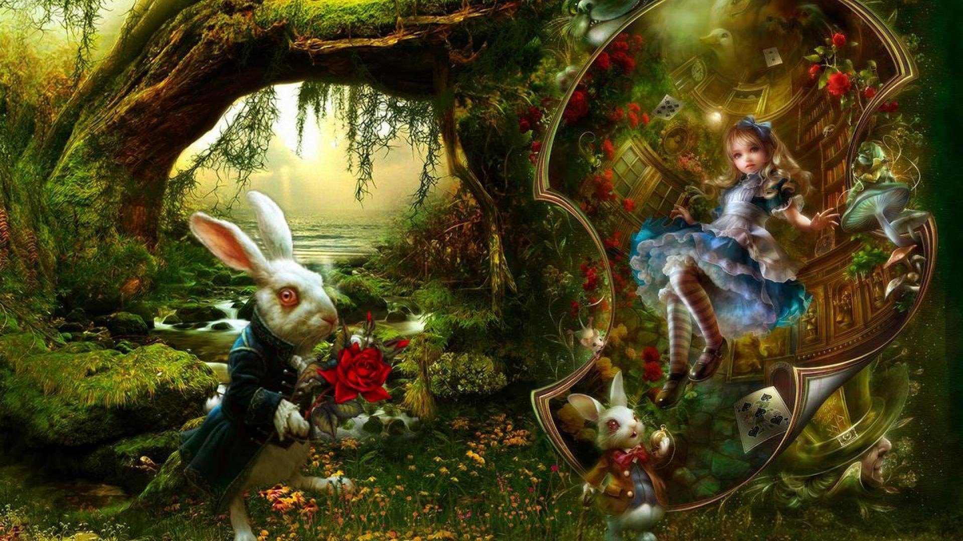 Алиса найди тему. Иллюстрации Хизер Тойрер Алиса в стране чудес. Алиса в стране чудес Волшебный лес. Алиса в стране чудес лес. Сказочный лес Алиса в стране чудес.