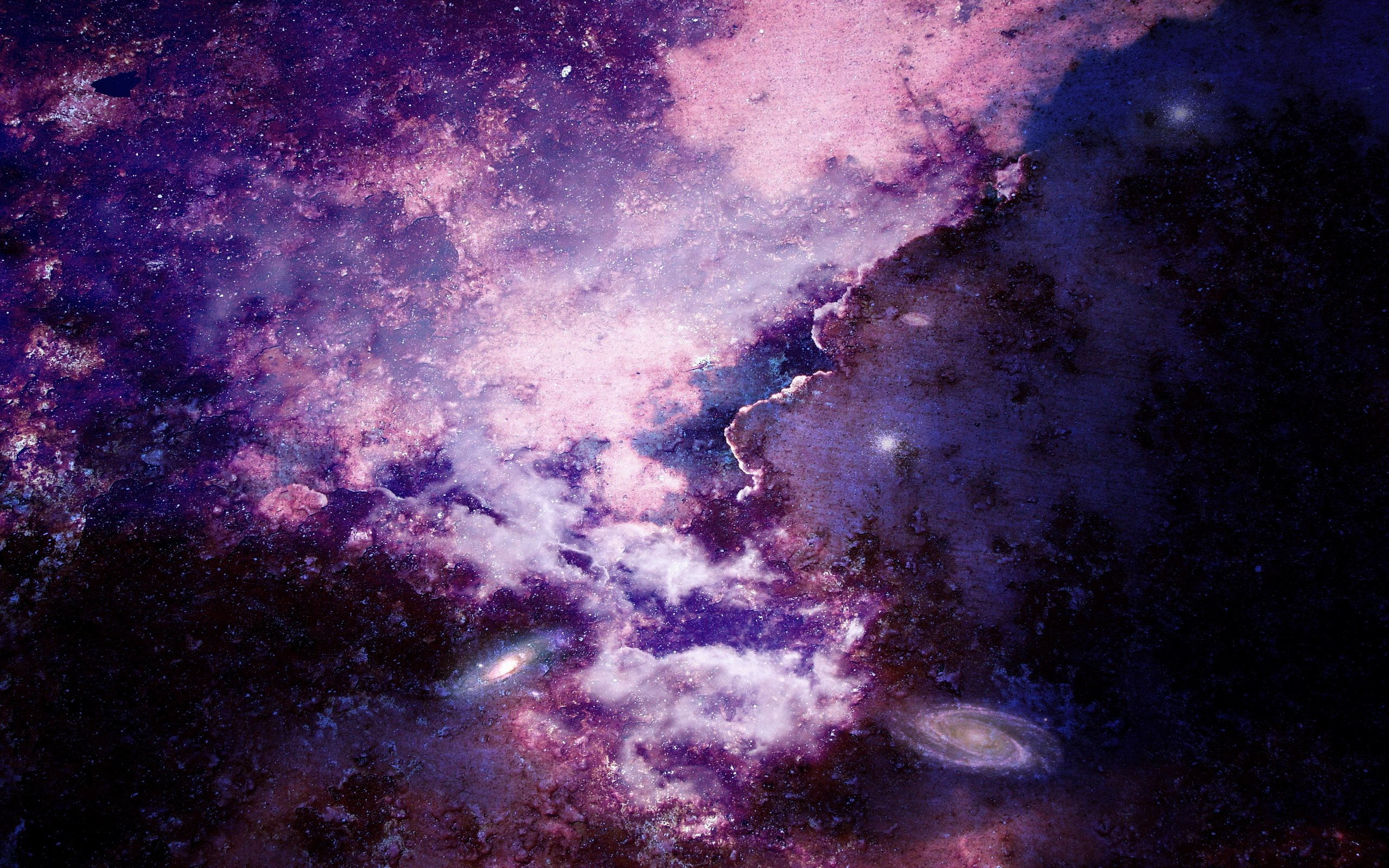 Вселенная фиолетовый цвет