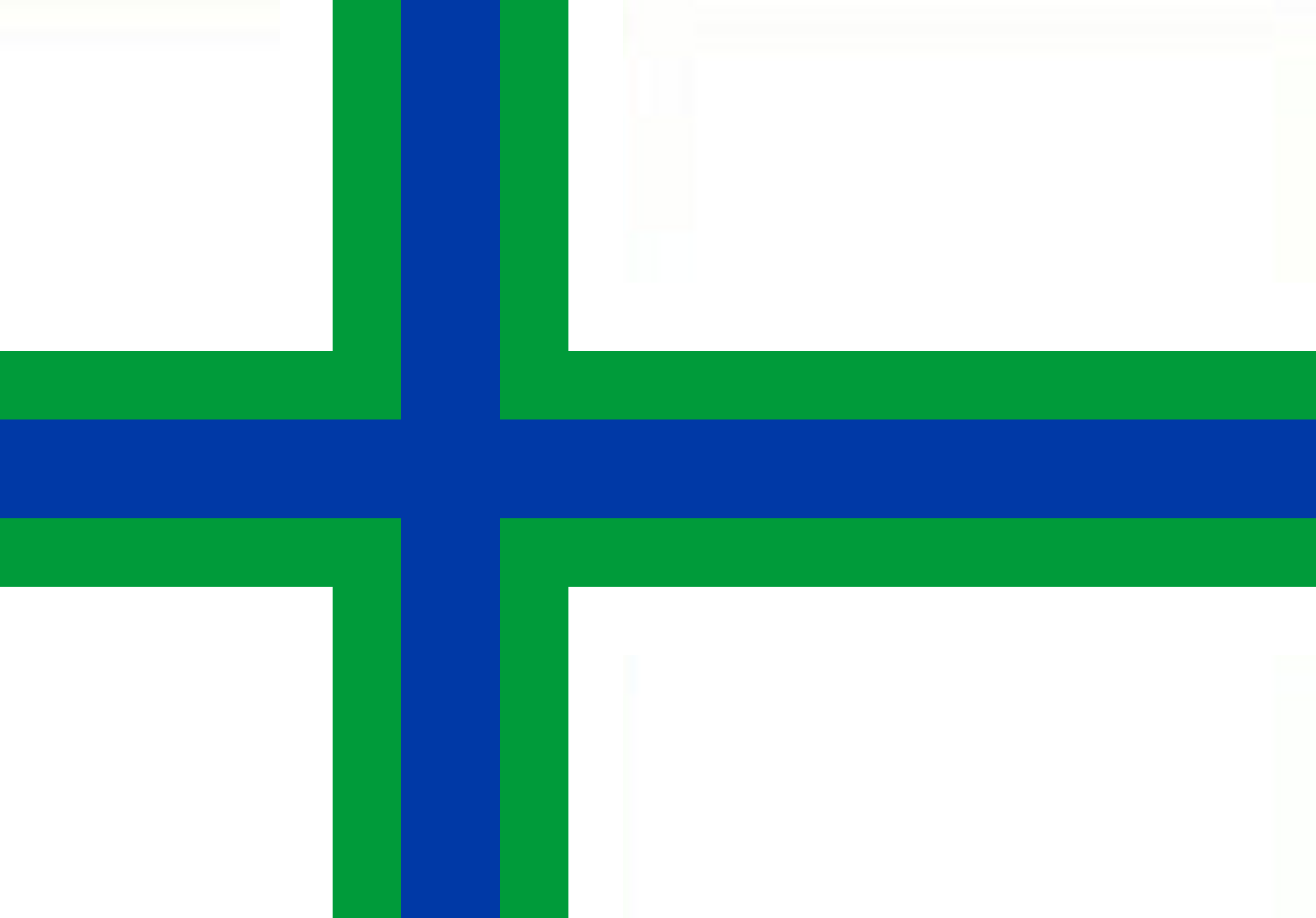 Альтернативный флаг Республики Коми. Зеленый флаг с синим крестом. Зеленый флаг с крестом. Флаг с крестом на белом фоне.