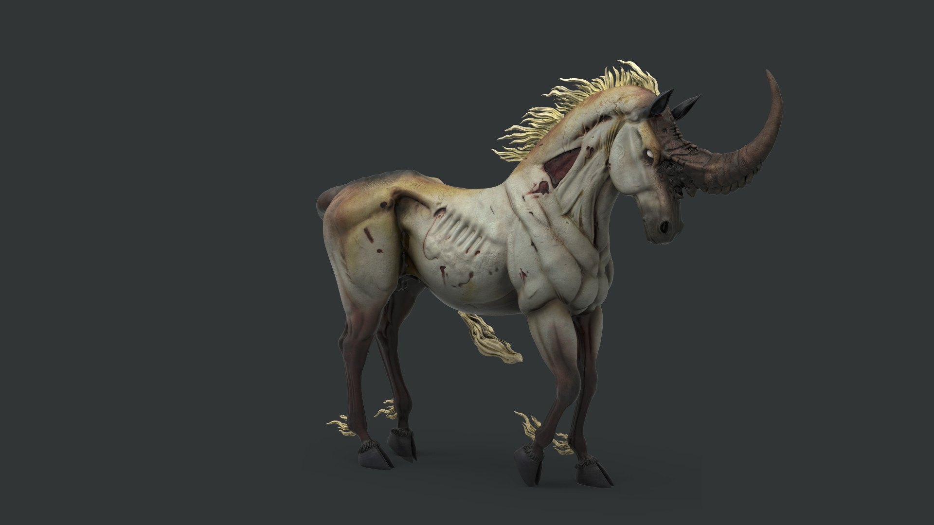 Zombie horse. Тревор Хендерсон лошадь. Долговязая лошадь Тревор Хендерсон. Лошадь Хельхест.