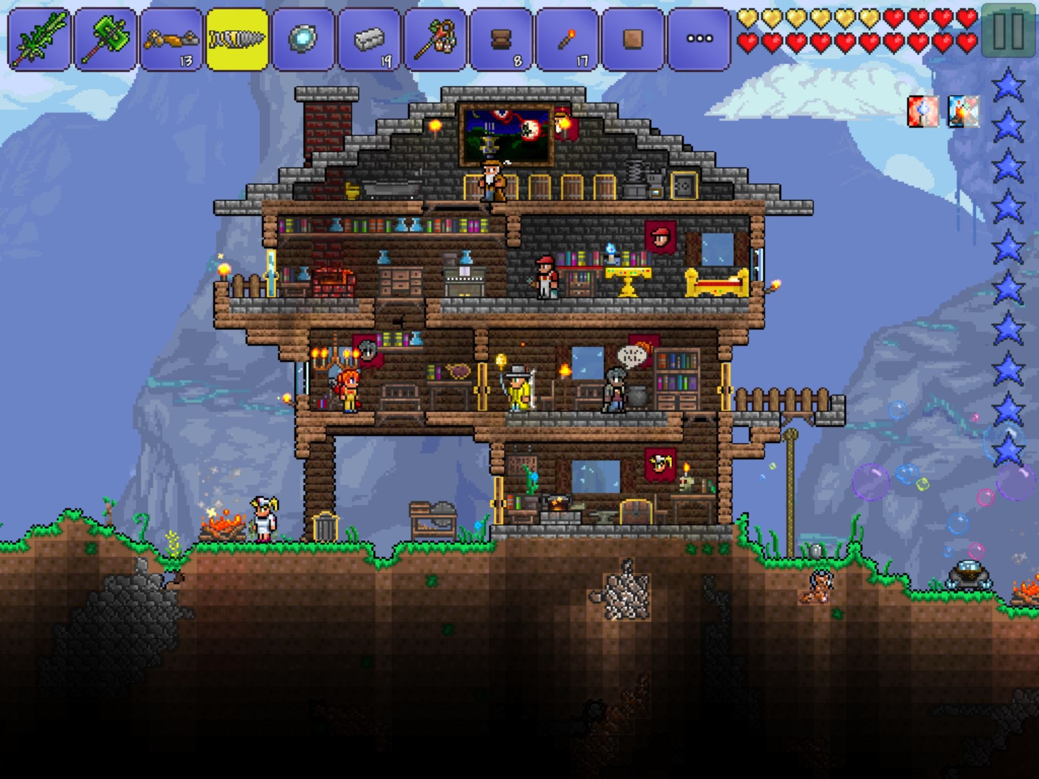 Terraria дом для нпс фото 102